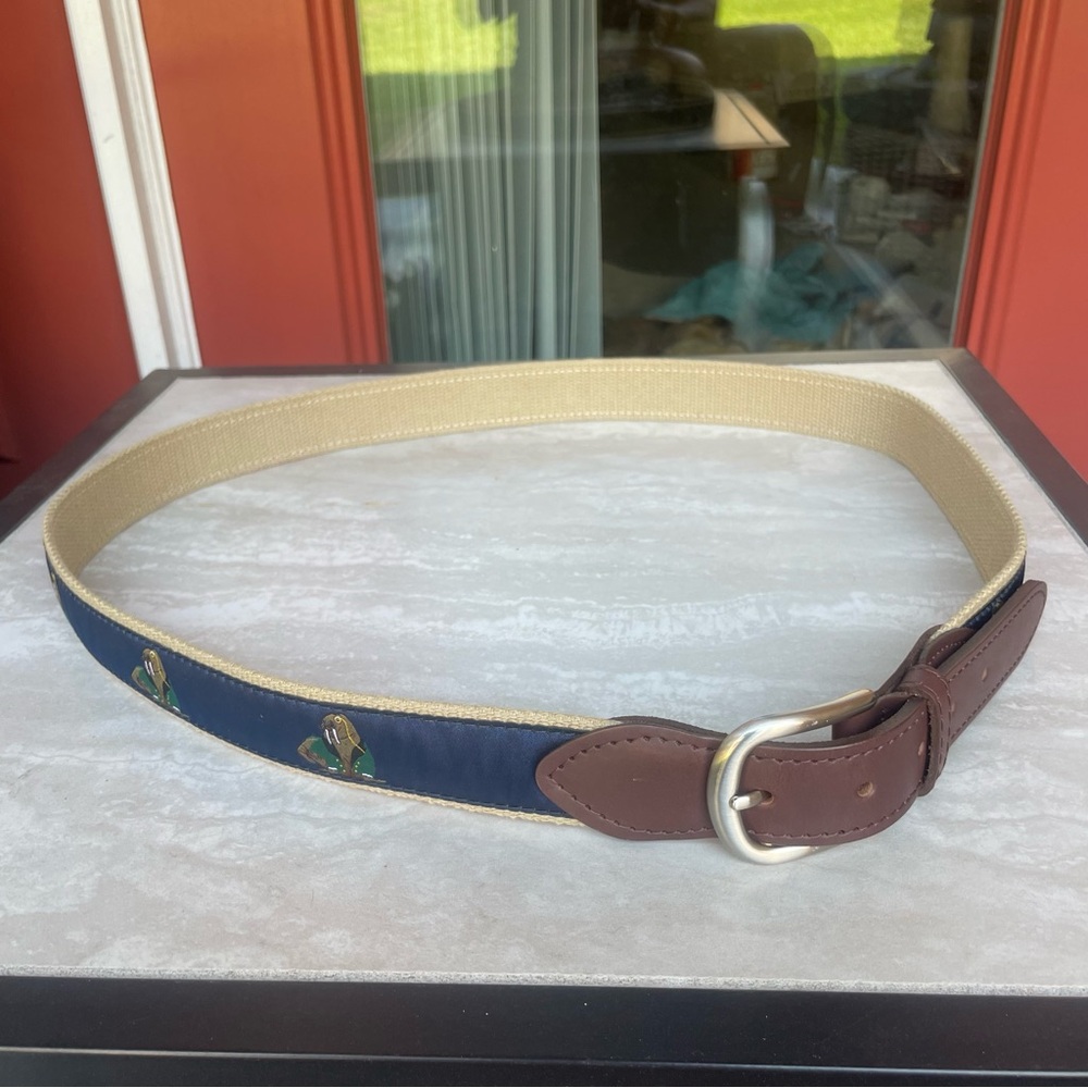 The Belted Cow Co Blue Walrus Belt Men’s 44 New